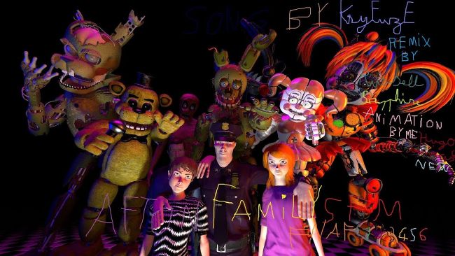 Is the afton family real in real life ?