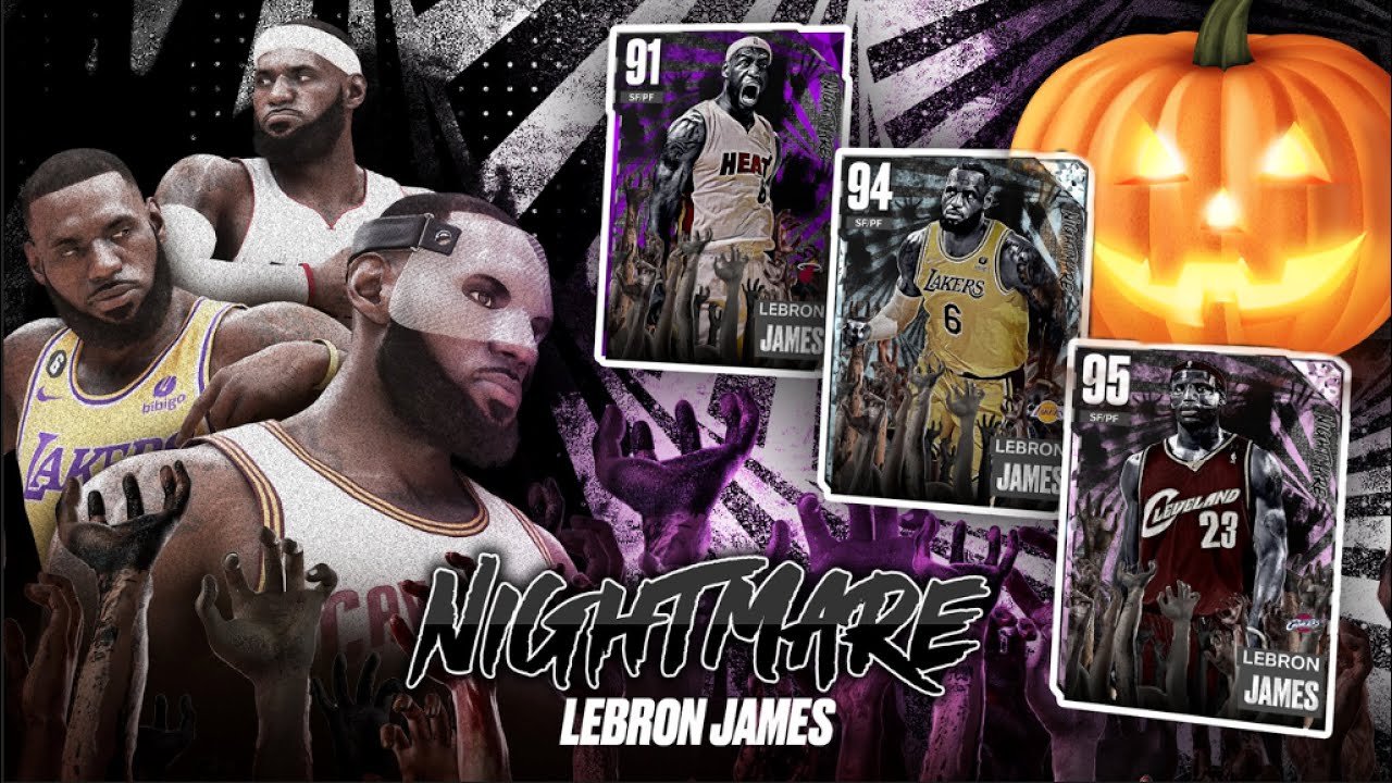 NBA 23 - LeBron James' 'Nightmare' Card for Halloween!