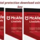 How do I download McAfee total protection with product key?